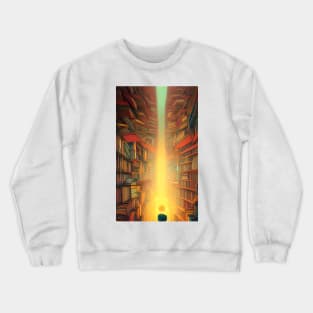 Hygge Library for Bookworm - Find me at the library antique vintage Crewneck Sweatshirt